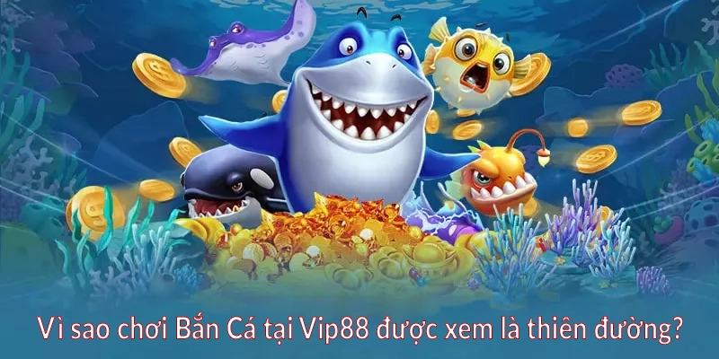 Vì sao chơi Bắn Cá tại Vip88 được xem là thiên đường